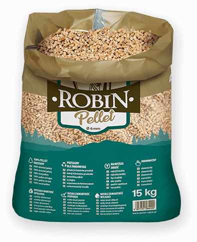 worek pelletu opałowego Robin do kupienia w Korfantowie lub sklepie internetowym